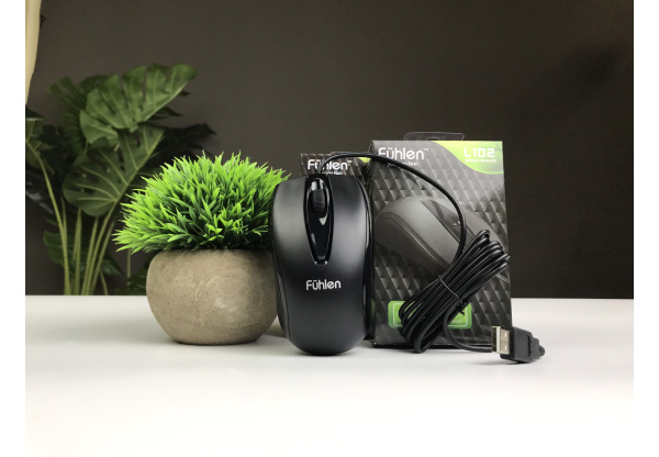 CHUỘT FUHLEN L102 (USB/ĐEN)