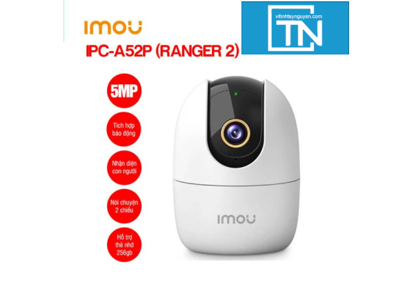 Camera Wifi 360 độ IMOU IPC-A52P (Ranger 2 5MP)
