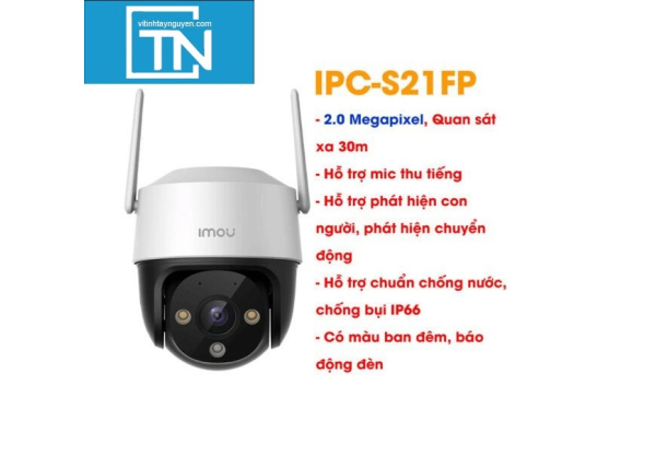 Camera Wifi PT Full Color 2MP iMOU IPC-S21FTP kết nối 4G