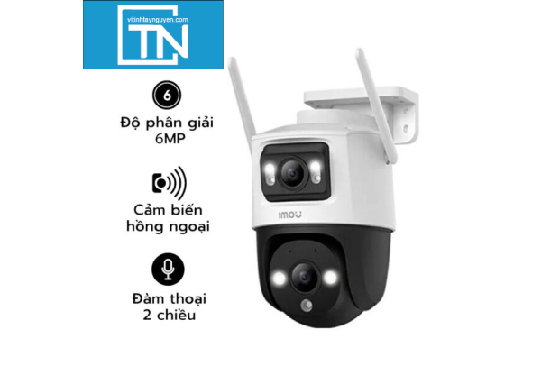 Camera Wifi iMOU Cruiser Dual 6MP IPC-S7XP-6M0WED Xoay 360 Ngoài Trời