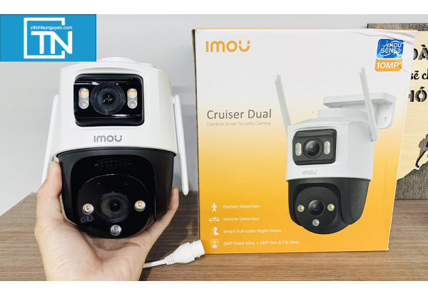 Camera Wifi iMOU Cruiser Dual 10MP IPC-S7XP-10M0WED Xoay 360 Ngoài Trời