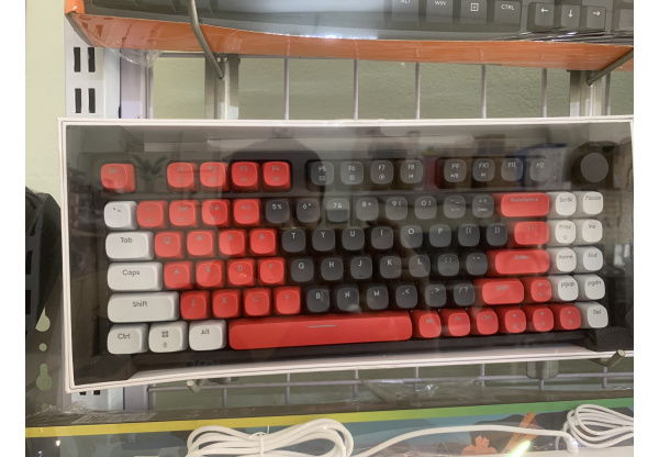 Bàn phím cơ OCG 186 Led RGB, Brown Switch,