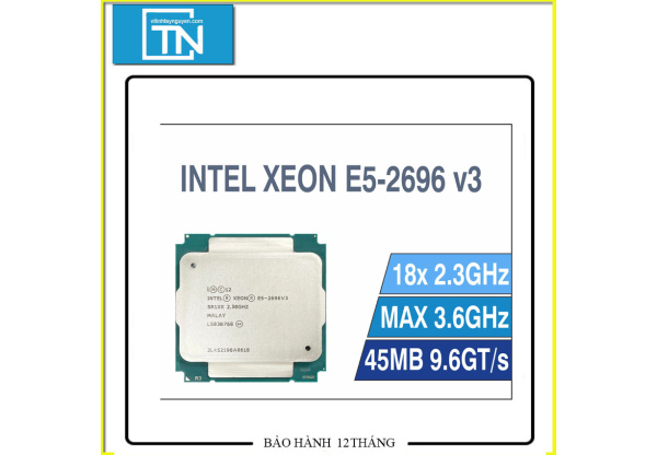 Bộ xử lý Intel® Xeon® E5-2696 v3 45M bộ nhớ đệm, 2,30 GHz