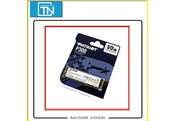 Ô cứng PATRIOT 512G P300 M.2 2280 NVMe Gen 3x4