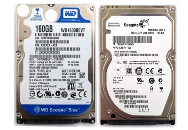 Ổ cứng laptop Western or Segest 160G