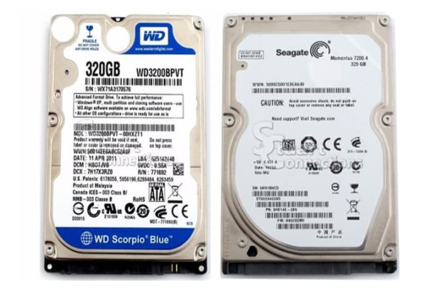 Ổ cứng laptop Western or Segest 320G