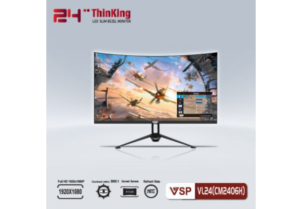 Màn hình cong LED Monitor 24inch VL2406