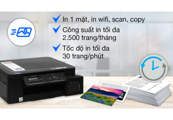 Máy in phun màu đa năng Brother DCP-T520W