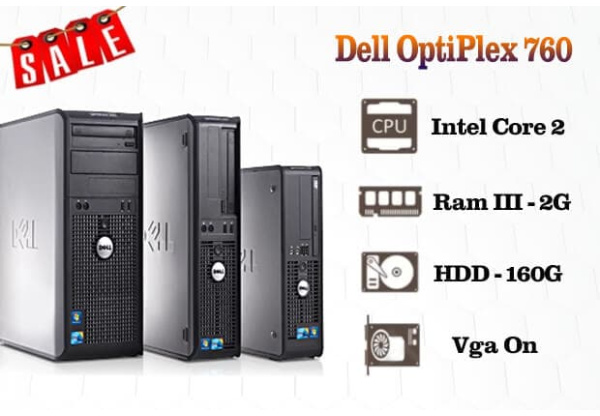 Máy bộ dell Optiplex 755 - 760 E8400 SFF