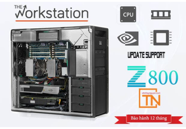Máy trạm HP Z800 Workstation 2 Xeon X5650