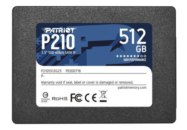 Ổ cứng SSD PATRIOT 512GB P210 SATA3 2.5 inch - P210S256G25