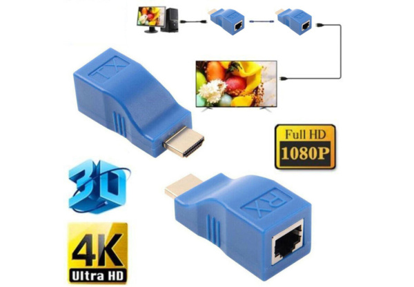 HDTV EXTENDER BY CAT 5E/6 CABLE
