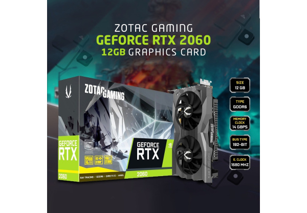 VGA Zotac RTX 2060 12GB GDDR6 TwiN (nEW 98%)