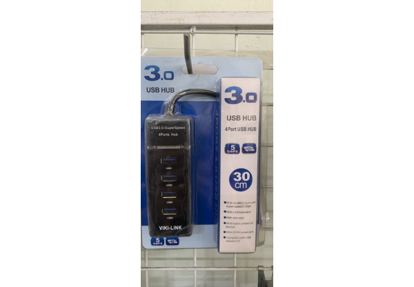 Hub chia cổng USB thành 4 cổng (Đen) 3.0 